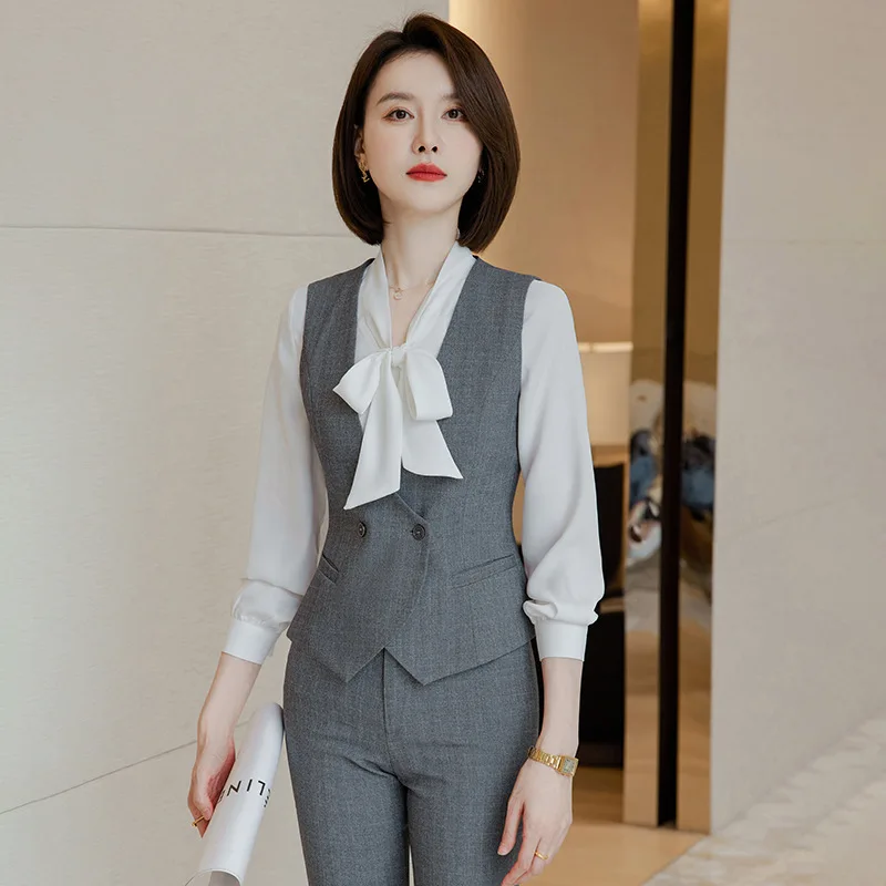 Spring and Autumn Suit Suit Women's Korean-Style Fashionable High-End Interview Formal Wear Temperament Goddess Style Business W