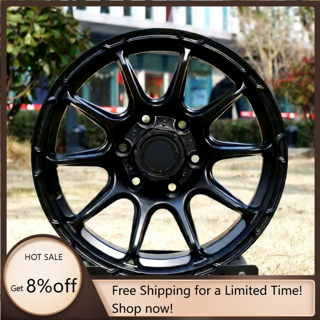 

Low-Pressure High-Load Aluminum Alloy Off-Road Vehicle Wheels Black Finish for SUV Pickup Truck