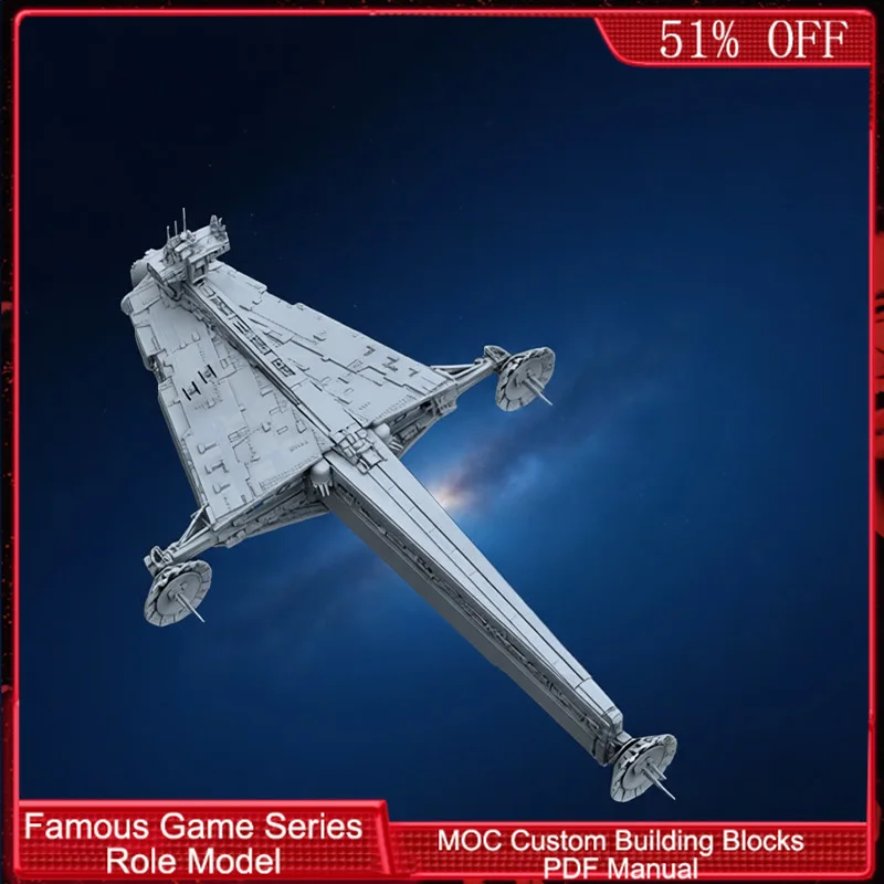 10776 PCS Star Fighting Siege Cruiser MOC Customize Modular Building Block Simple Kids Model Educational DIY Festival Toy Gift