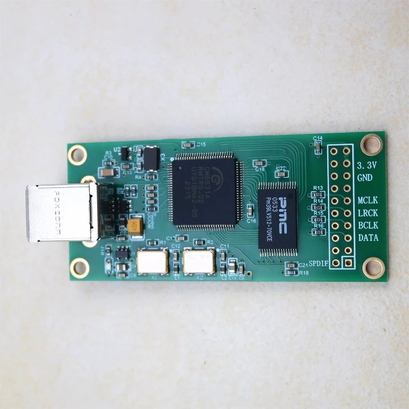 Cm6631a usb digital interface usb to iis i2s supports 384khz spdif192khz