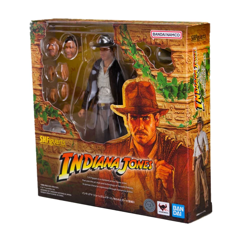 

The BANDAI S.H.F Series Indiana Jones Raiders of The Lost Ark Legendary Desktop Case Presents A Boy's Birthday Gift