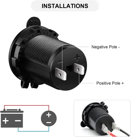 8 best sales 12v socket plug - №2
