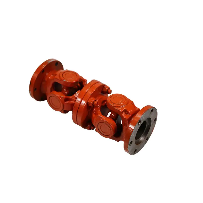 High Performance Custom Flange Style Universal Coupling No Flex Cardan Shaft for Heavy Machinery