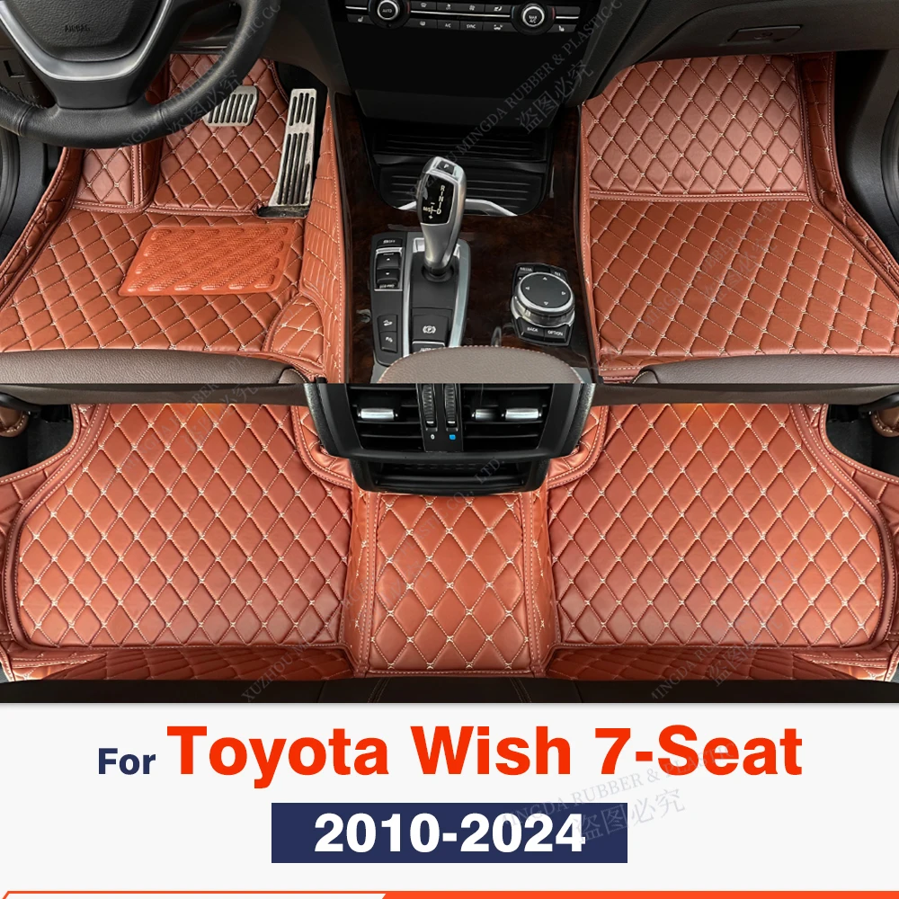 

Автомобильные коврики для Toyota Wish, 7-местные коврики 2010-2024 11 12 13 14 15 16 17 18 19 20 21 22 23, коврик под заказ, аксессуары для интерьера