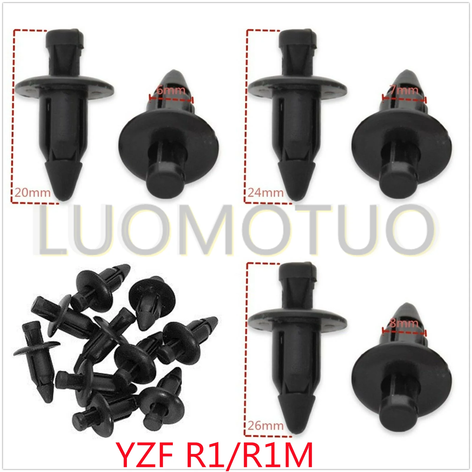 Fairing Bolts Kit Bodywork Plastic Expansion Screw Spike Bolts Nuts Fit For YAMAHA YZF R1/R1M 2015