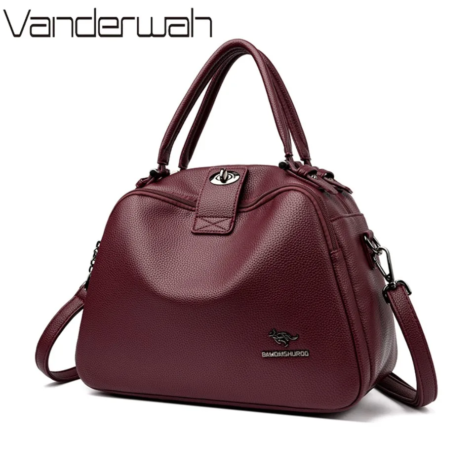 

Leather Shoulder Bags Casual Tote Bag Bolsos Luxury Designer Handbag Brand Crossbody Bags for Women HIgh-end Quality Hand Bag