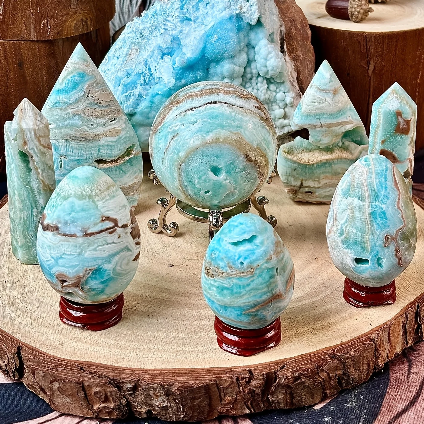 Natural Mixed Shape Crystal Stone Ornament Random Teardrop Egg Sphere Column Mineral Specimen Unique Home Decor Gift