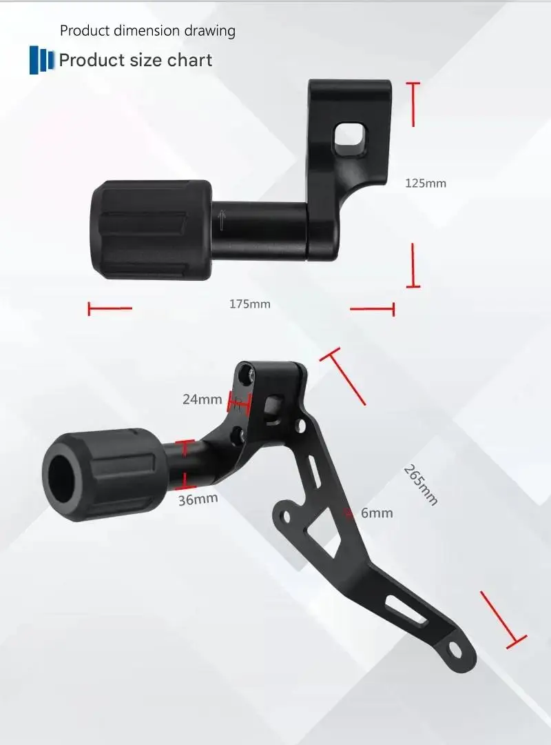 For KTM RC390 New Version Motorbike Racing Anti-Fall Slider Support Bracket Wear Resistant Crash Bar Lossless Install Accessory
