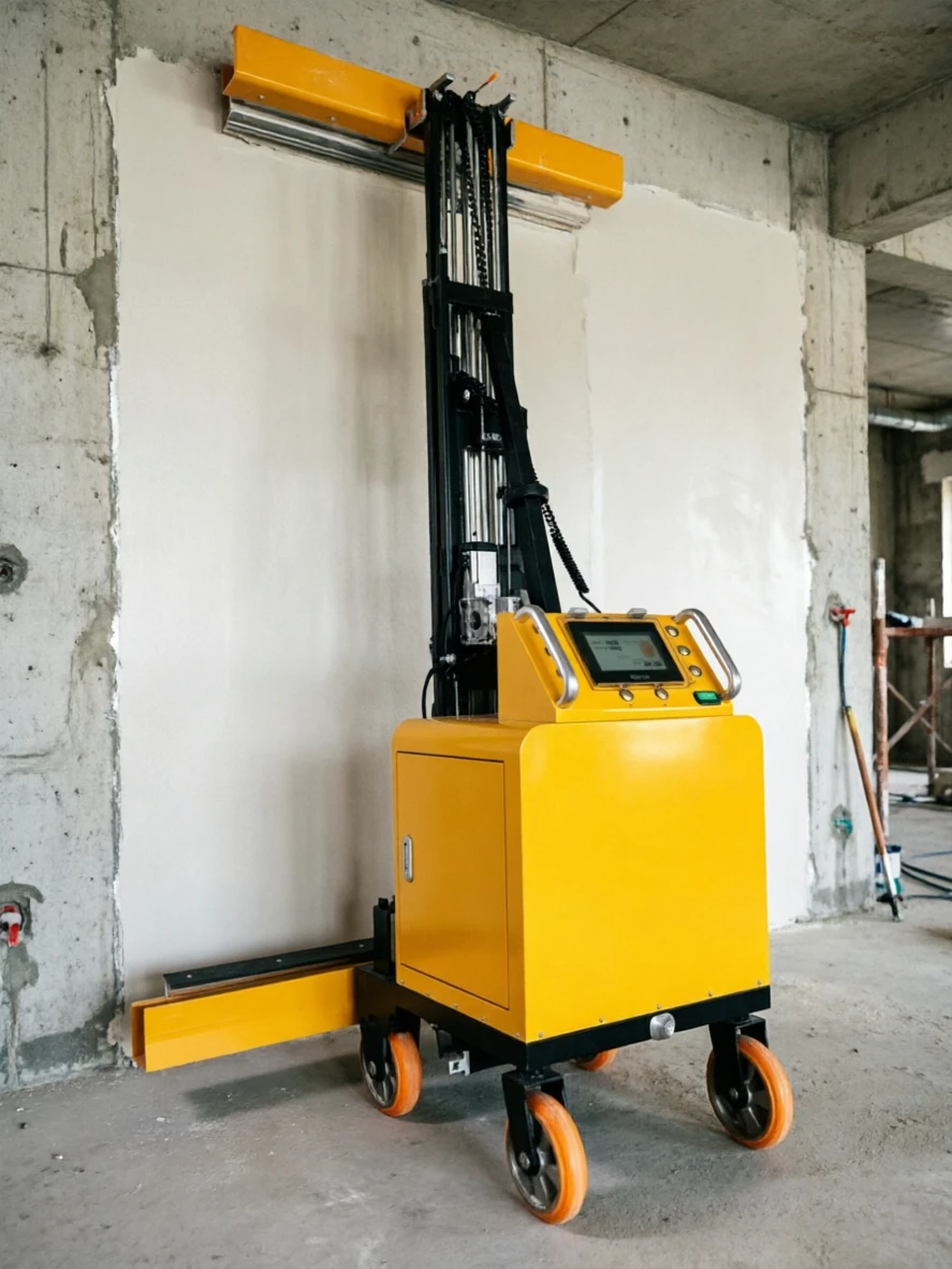 2026 Hot seller Plastering Robot Vertical Adjustable Height Anti-hollow Wall Cement Sand Mortar Indoor Decoration Machinery