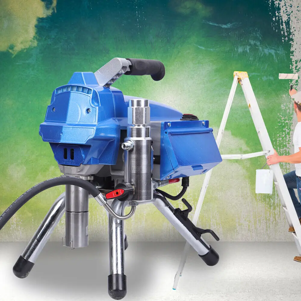 3000 واط بخاخ طلاء بدون هواء 3000PSI ارتفاع ضغط آلة رش طلاء الجدران 3.5L/دقيقة بندقية رذاذ بخاخ كهربائي بدون هواء 220 فولت
