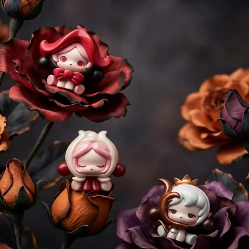 

POPMART POP BEAN SKULLPANDA Petals In Four Acts Series Blind Box Mystery Toy Random Surprise Desktop Decor Birthday Holiday Gift