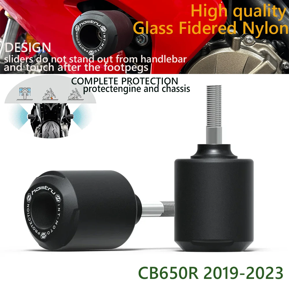 

Higher quality Crash Protection Bobbins For HONDA CB650R 2019-2023 Durable Frame Sliders