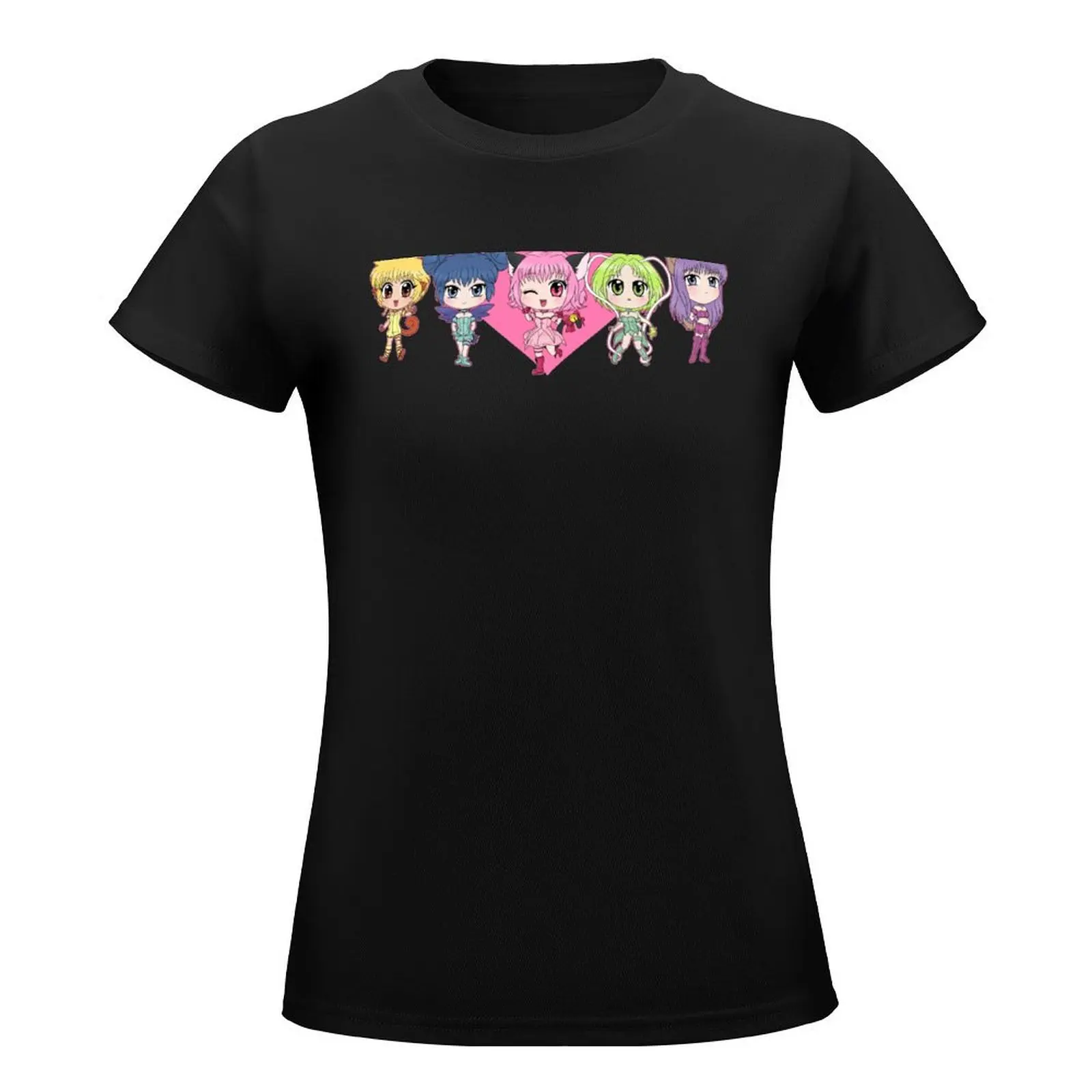 Tokyo Mew Mew Power T-Shirt animal print shirt for girls lady clothes Women t shirt