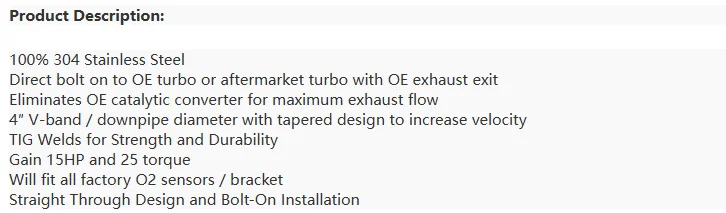 2025 hot sale 200cell Downpipe for  B48 120i 125i F20 F21 220i 230i F22 F23 320i 330i F30  420i 430i F32 F33 F36 2.0T 2016