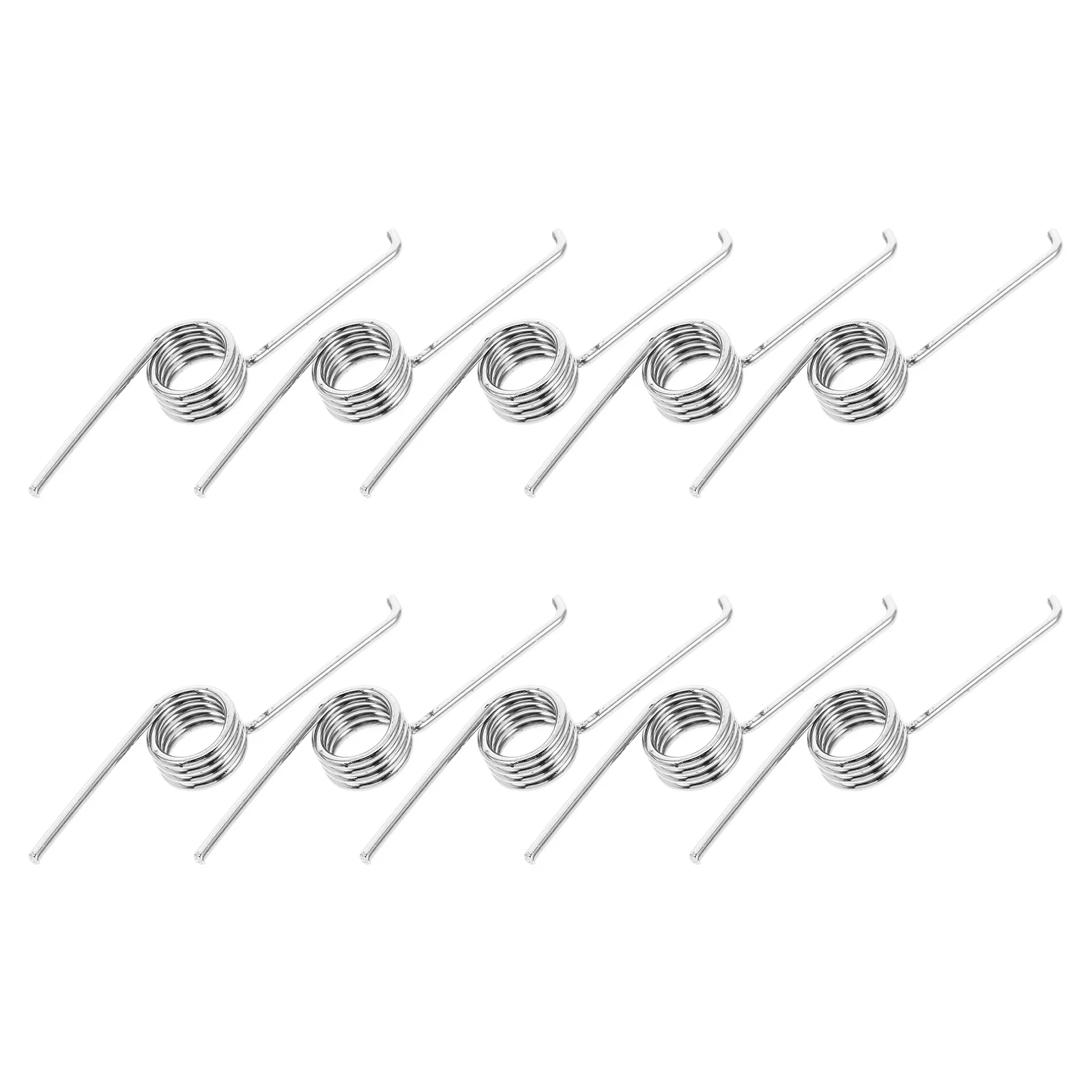

10 Pcs Trash Can Spring Garbage Torsional Types of Garage Door Springs for Lid Refrigerator Stainless Steel