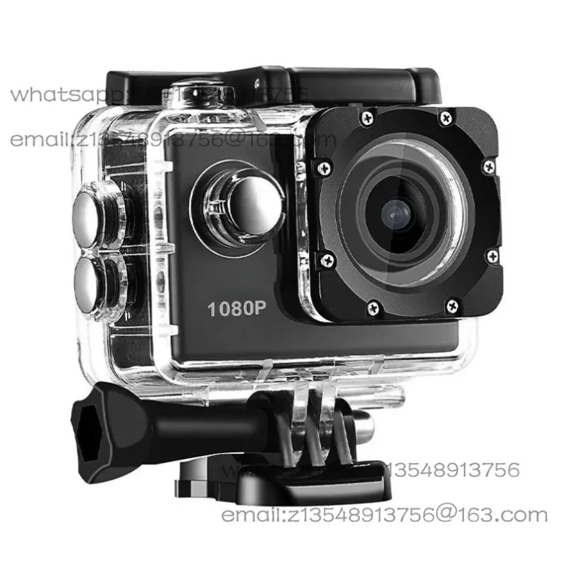Motorcycle bicycle helmet riding recorder diving sports camera high definition waterproof digital camera