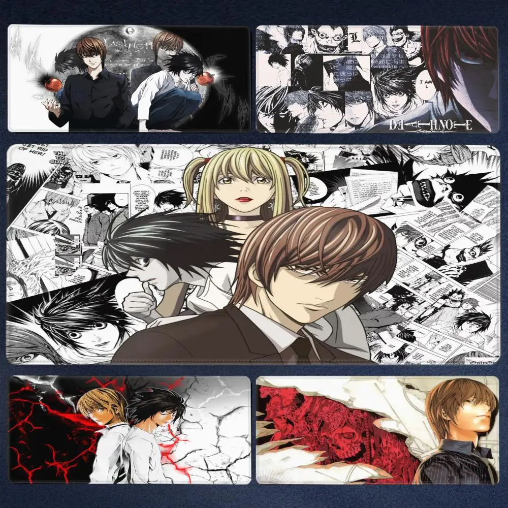 

Large Rubber Tablepad Anime Manga Death Note Mouse Pad PC game mousepad laptop desk pad XXL non-slip computer keyboard mouse mat