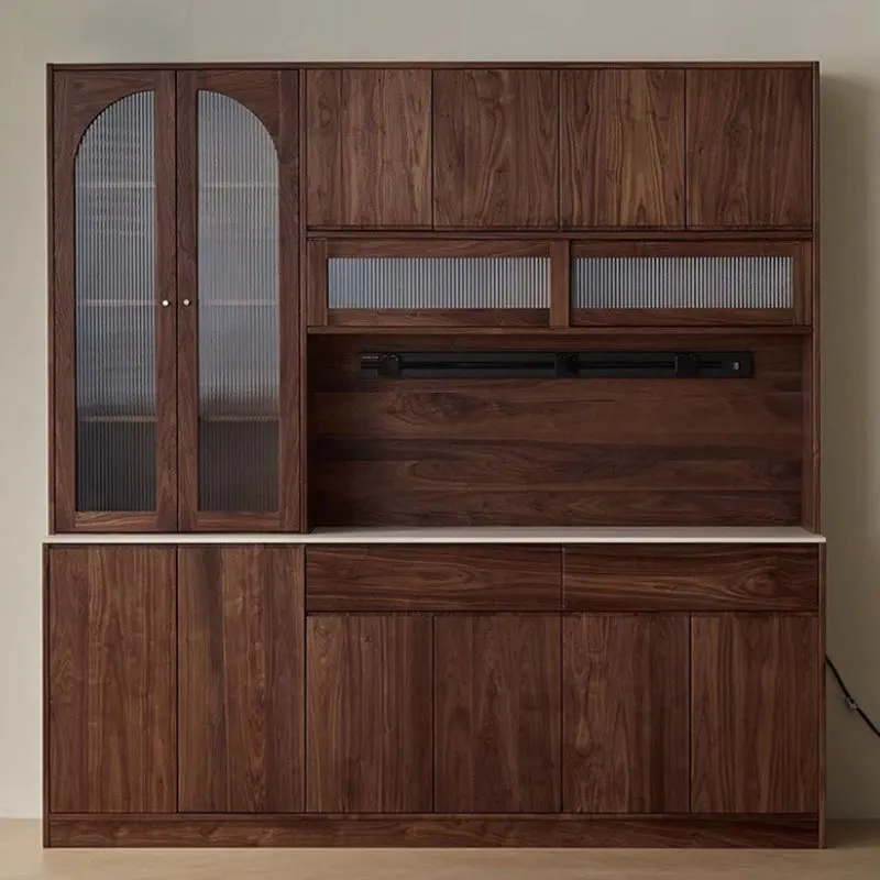 Armário lateral de madeira maciça