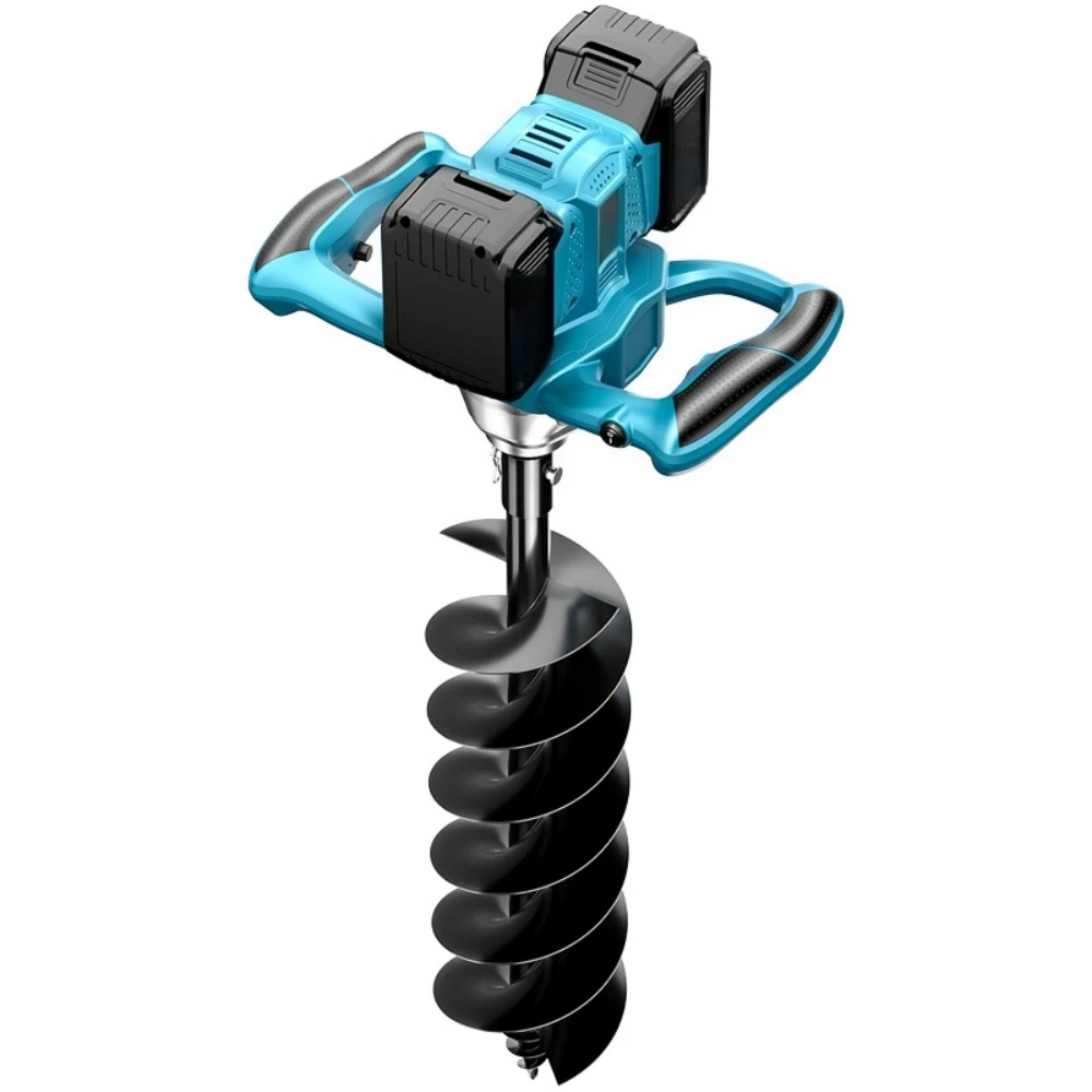 Lithium Battery High-Power Electric Ground Drill Garden Orchard Fruit Tree Digging Farmland Tree Planting Drilling Pile Driver