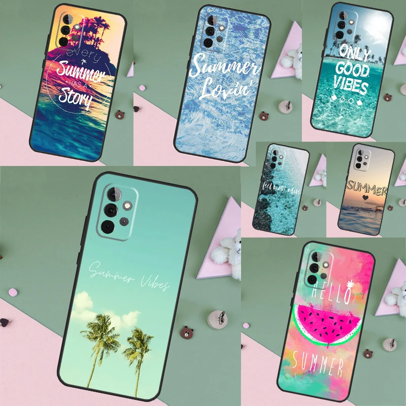 Love Summer Case For Samsung Galaxy A52 A32 A12 A16 A26 A36 A56 A15 A35 A55 A34 A54 A13 A33 A53 A17 A06