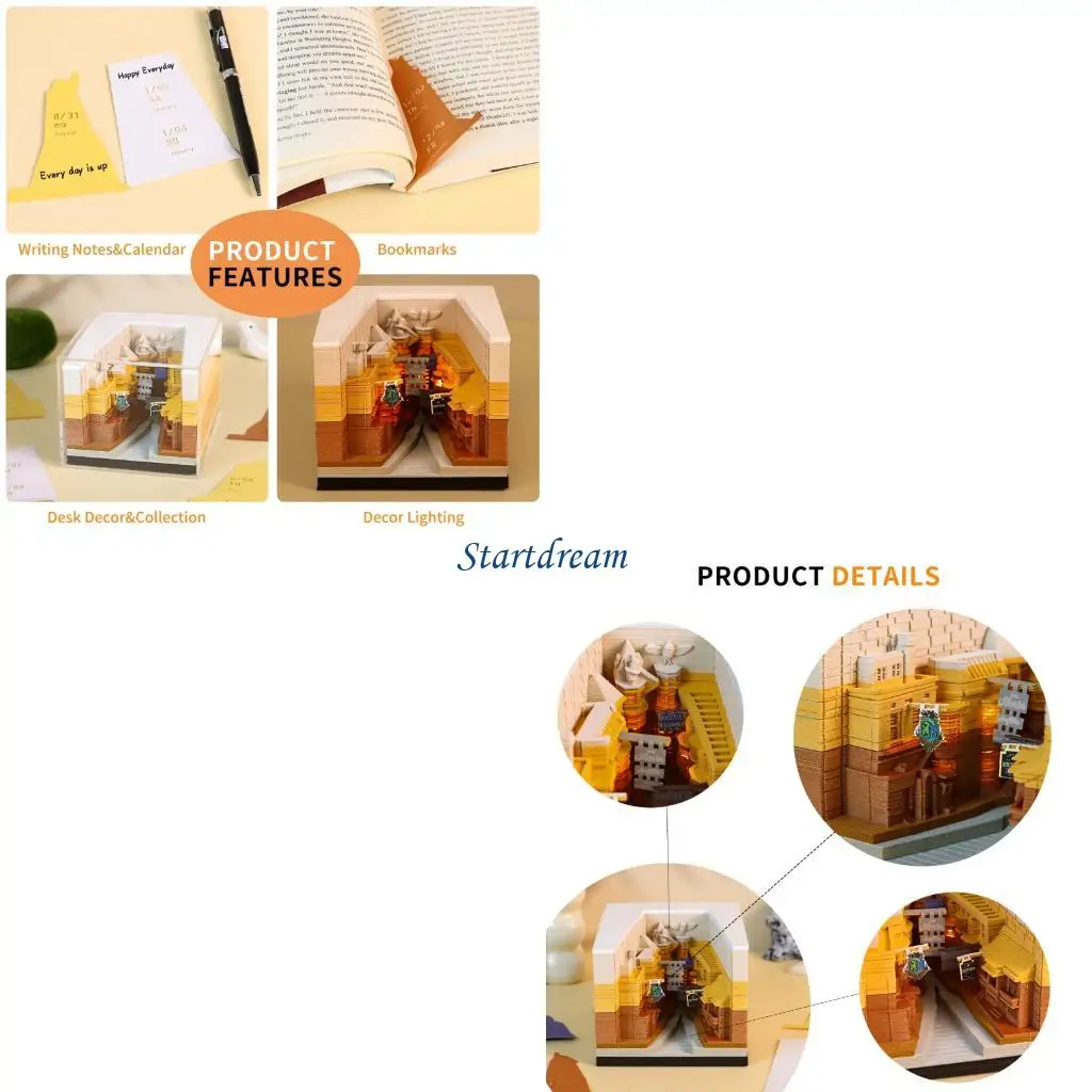 

Двадцать двадцать шесть художественных бумажных календарей со встроенным освещением, инструмент для организации стола K92C