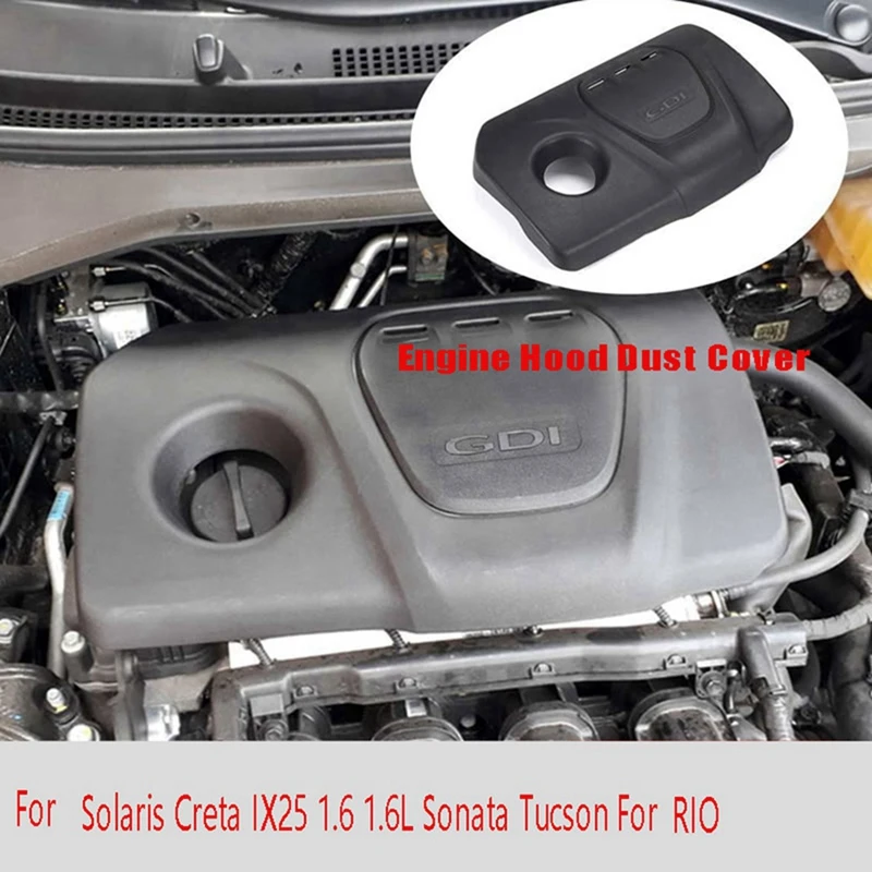 

292402B930 Car Front Engine Hood Dust Cover Protective Cap For Hyundai Solaris Creta IX25 1.6 Kia RIO 2017 Sonata Tucson