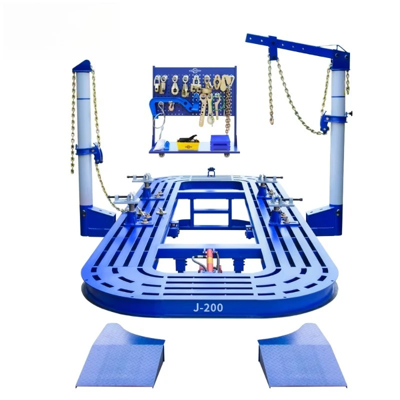 Banco de asador de marco de coche, soporte de máquina de soldadura de tubo de acero para trabajo de carrocería de coche, para reparación de automóviles