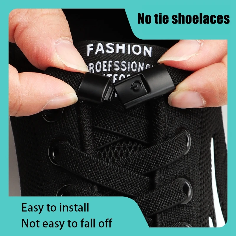 No Tie Elastic Shoe Laces, Outdoor Sports Shoelaces for Snea