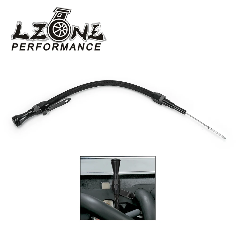 

Silver Aluminium Alloy Flexible Engine Oil Dipstick For 1965-1990 Big Block Chevy Engines 396 427 454 502