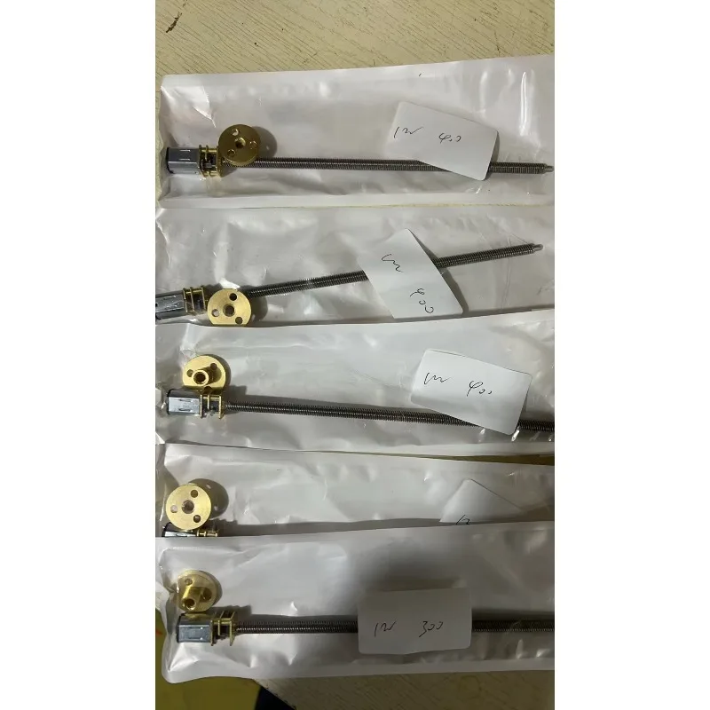 Motor gearbox threaded reduction motor with long output shaft continuous current T5 x 160mm N20 DC gear