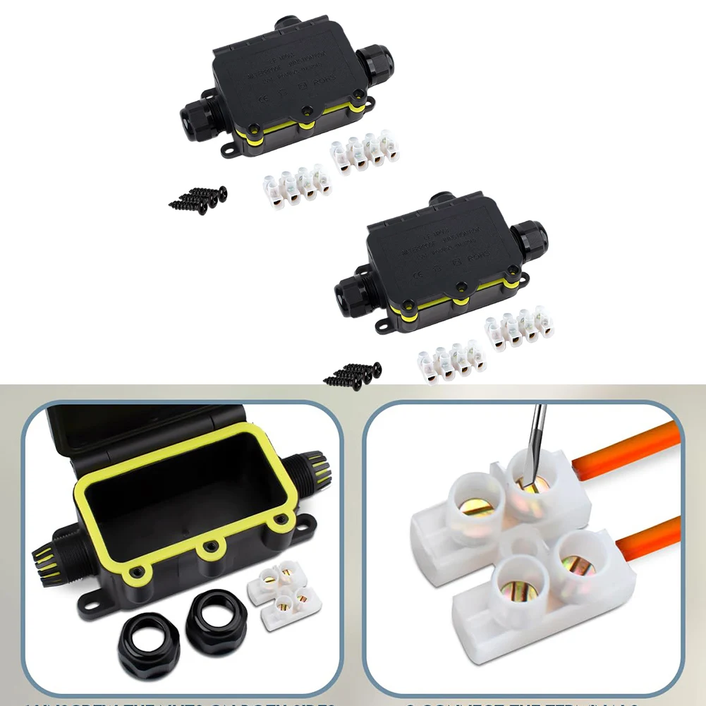 For Heavy Rain Conditions Outdoor Junction Box Underground Wiring Box Weather Resistant Design Heavy Rain Protection