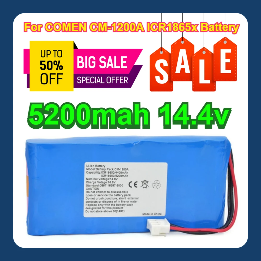 

For COMEN CM-1200A 5200mah 14.4v ICR1865x Battery