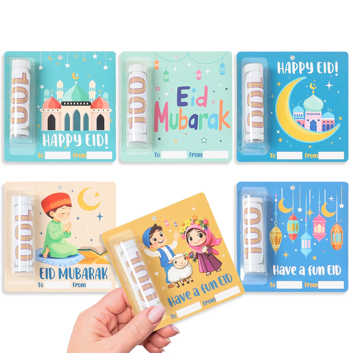 Ramadan Money Holder Ornaments for Gifting Cash EID Mubarak Decor 2026 Ramadan Kareem Islamic Muslim Party Eid Al Adha Gifts