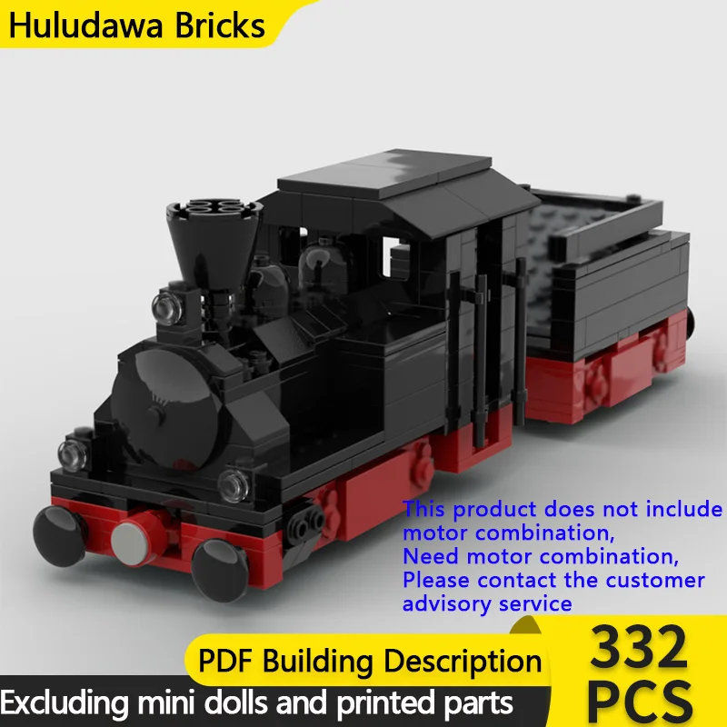 

City Car Model MOC Building Bricks Small Western Steam Engine Modular Technology Children Holiday Gifts Assemble Toys Suit