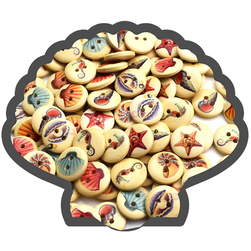 

500 шт., 15 мм, смешанная круглая пуговица с монограммой, рождественская полоска, клетчатая пуговица, любовь, скрапбукинг, свадебный декор, швейные аксессуары