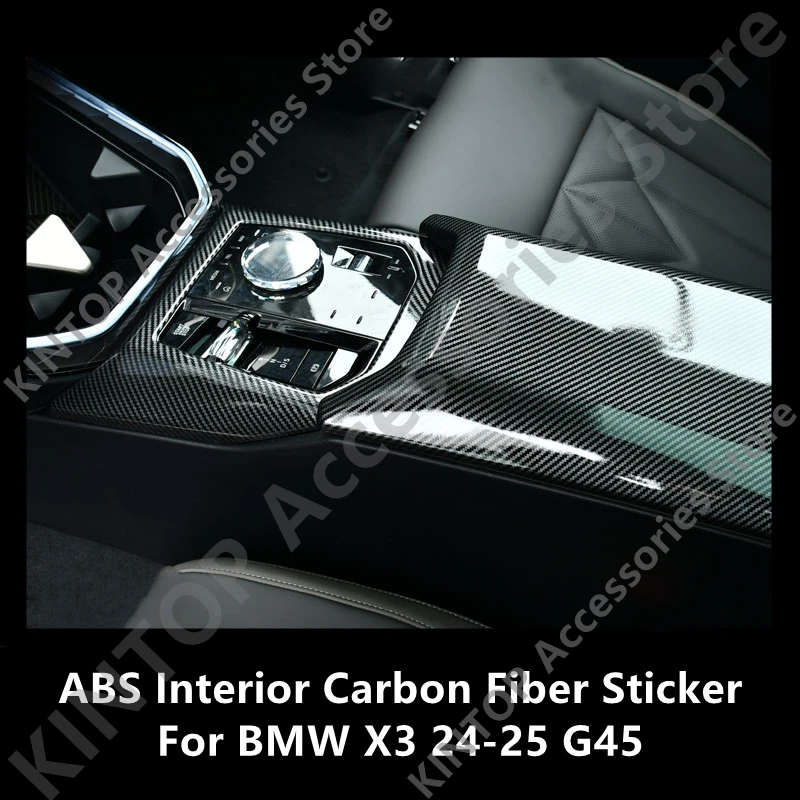 

For BMW X3 24-25 G45 ABS Interior Carbon Fiber Sticker,Car Interior Decoration Modification Protection Accessories Refit