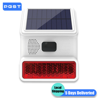 PGST Tuya PIR Horn Siren For Home Alarm System Security Protection Sound Detector Infrared Motion Sensor Outdoor Waterproof
