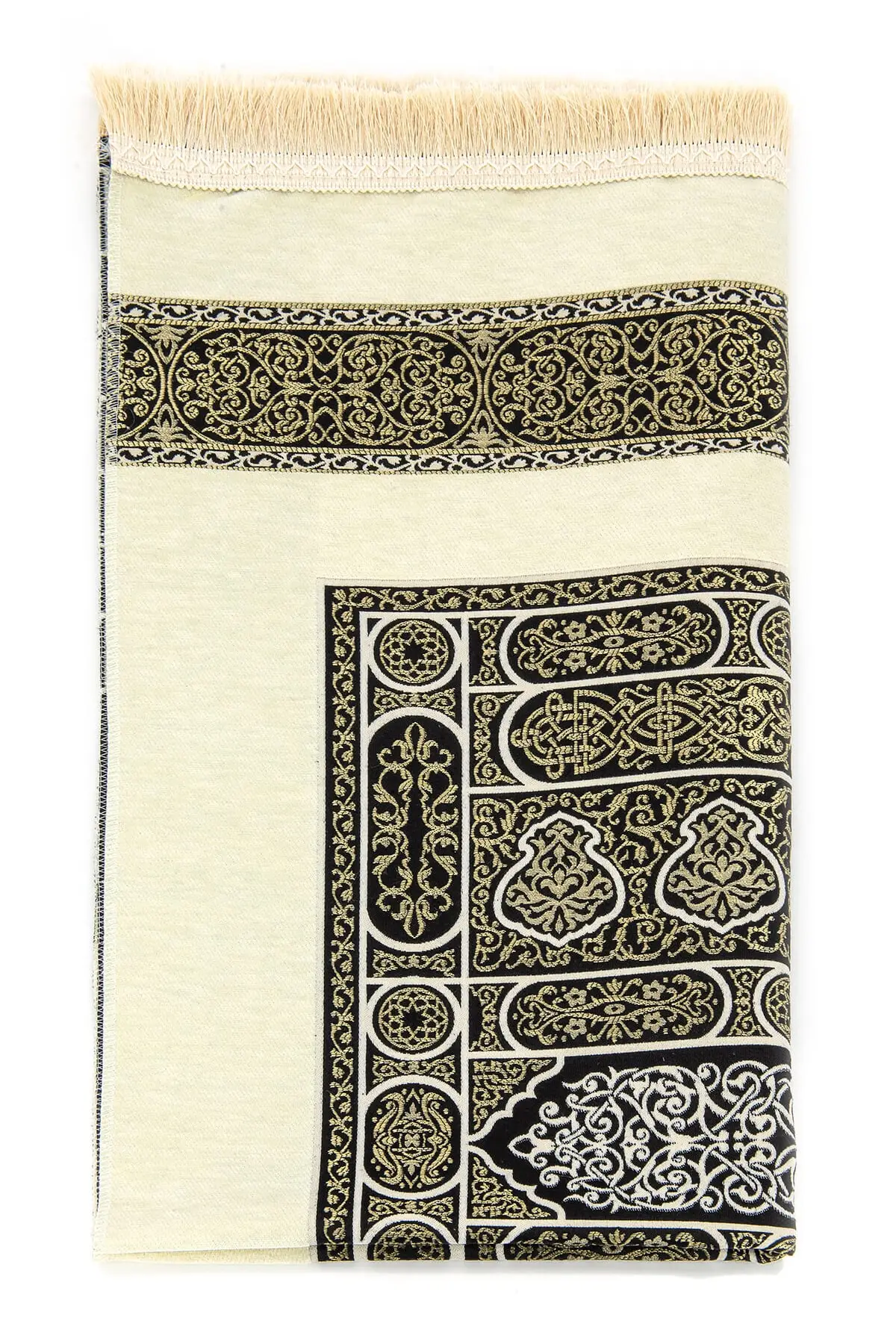 DOLBOVI Kabe patterned Ultra Plus cream chenille Seccade 17 Meditation Rug