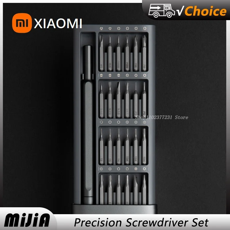 

Оригинальный комплект отверток Xiaomi для ежедневного использования, 24, прецизионные магнитные биты, алюминиевая коробка, набор отверток «сделай сам», для умного дома