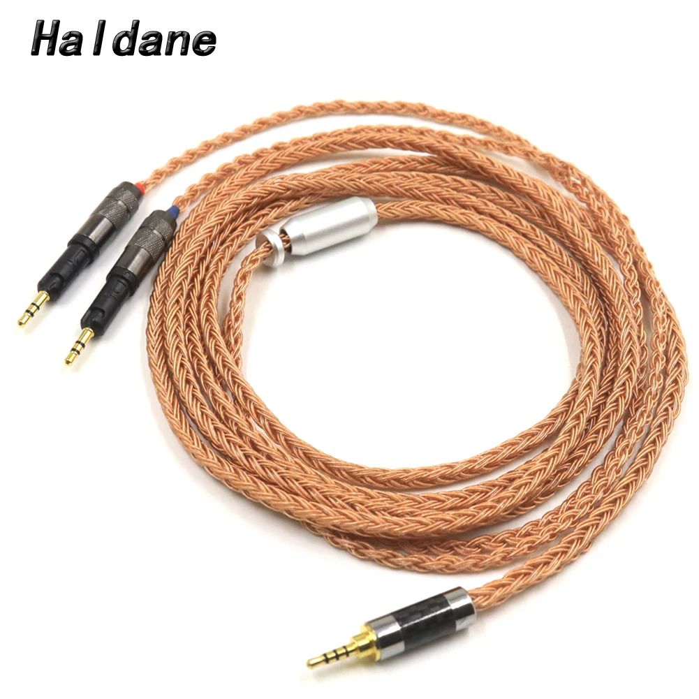 Haldane 16core(enhanced version) Single Crystal Copper Headphone Replace Upgrade Wire Cable for ATH-R70X R70X R70X5 Earphones