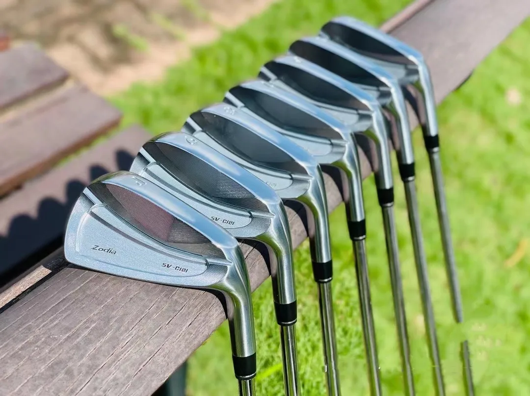 

Man’s Golf Clubs silver SVC-101 Golf Irons 7pcs 4-9P R/S/SR Flex Steel/Graphite Shaft With Head Covers
