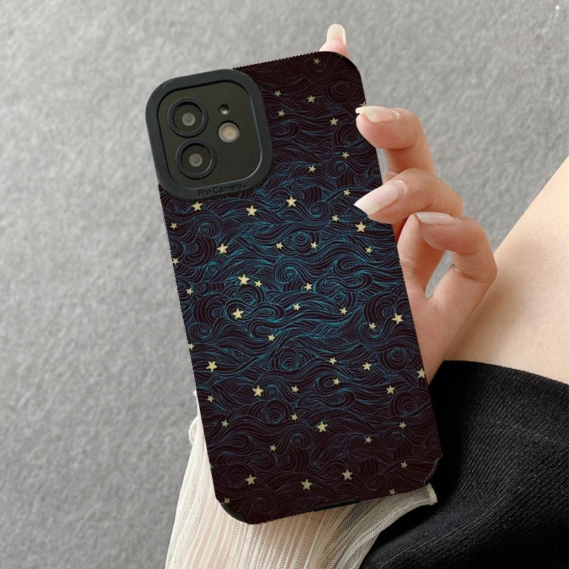 Stars in The Night Sky Phone Cases for IPhone 11 Case 14 Pro Max 15 Pro Max IPhone Case for IPhone 13 image 3
