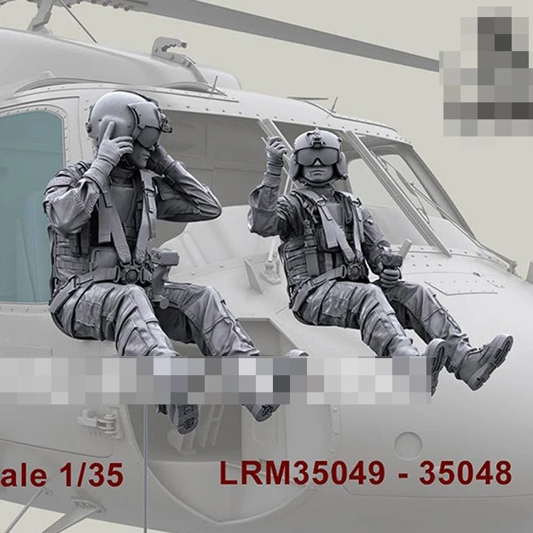 1/35 Hars Model Figuur Gk Soldaat Militair Thema Moderne Soldaat, Moderne Luchtmacht 9 Mensen Set Ongemonteerde En Ongeverfde Kit