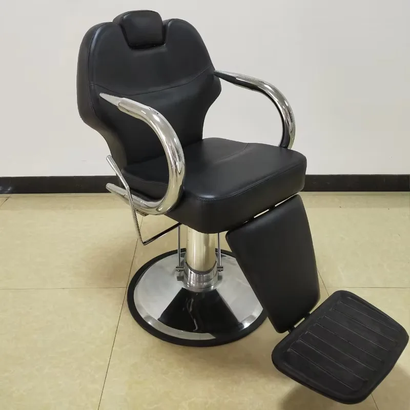 

Customizable Color Cheap Synthetic Leather Heavy Duty Hydraulic Pump Foldable Reclining 360 Degree Rotation Barber Chair Factory