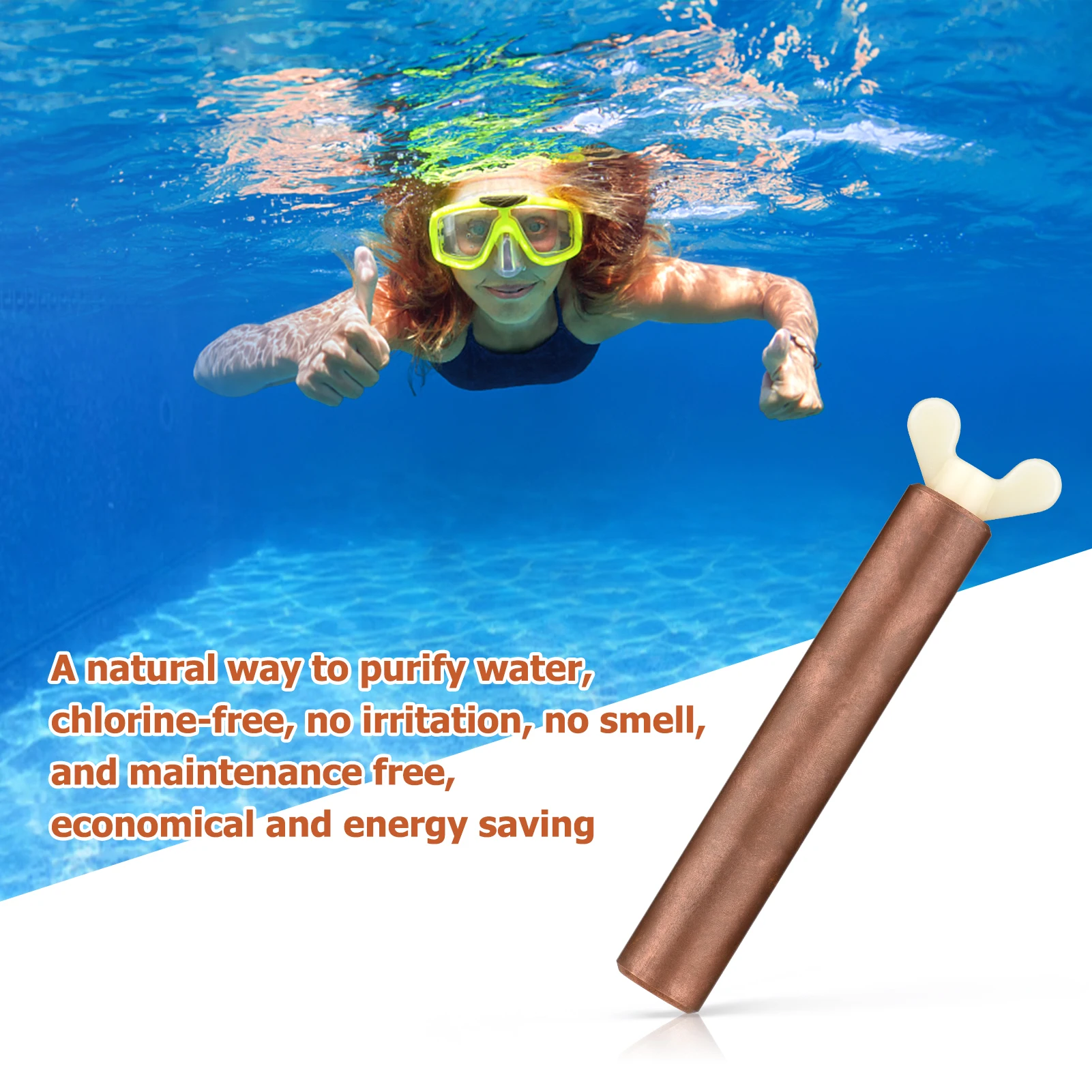 Solar Power Swimming Pool Purifier Solar Pool-Ionizer Swimming Pool Water Algae Inhibition Chlorine-Free Water Processor