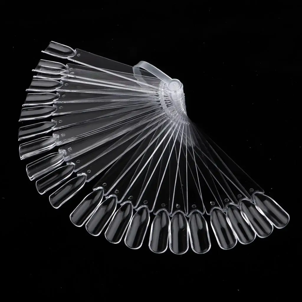 2-6 stuks 24 stuks Pro Nails Tips Nagellak Kleur Valse Nagel Display Grafiek