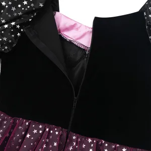 مجموعة زي ساحرة هالوين للفتيات فستان قبعة عصا حقيبة ساحر زي مكياج حفلة 4 قطع 2024 أفضل 10 مجموعة مكياج للأطفال - No8