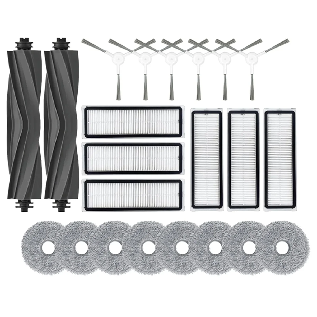 A31I Replacement Spare Parts for Dreame Bot L10 Prime / L10S Pro / L10 Pro Robot Vacuum Main Side Brush Hepa Filter Mop Cloth