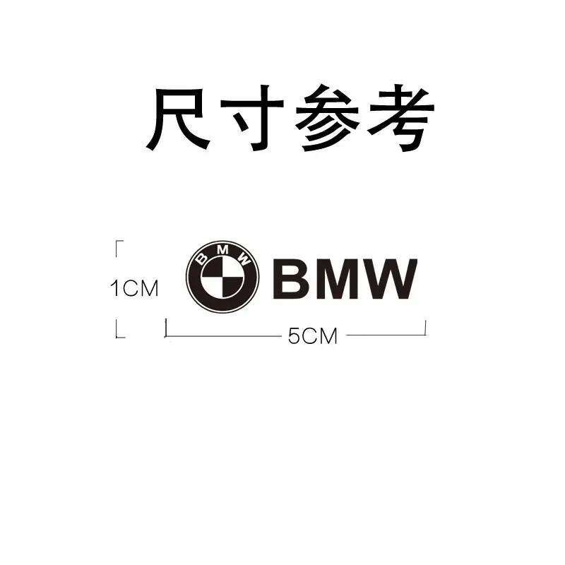 For BMW E34 E46 E39 E38 E90 E60 E36 F30 F30 F10 E92 E38 E91 M3 M5 Car Metal Creative Stickers Waterproof Dirt-proof Stickers view 3