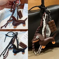 Braided Rope Bag Pendant For Women Bags High-Grade Keychain Pendant Ruth's Same Style Dachshund Pendant Suitable Bag Accessories